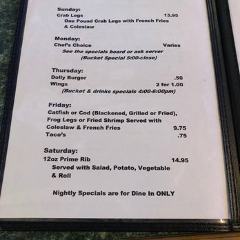 Hurricane Dolly's - Menu - Bars Near Me - Sunrise Beach, Missouri