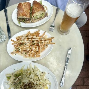 La Bonne Vache - endive salad, frites and steak sandwich - French Near Me - Washington, DC, District of Columbia La Bonne Vache - endive salad, frites and steak sandwich - French Near Me - Washington, DC, District of Columbia