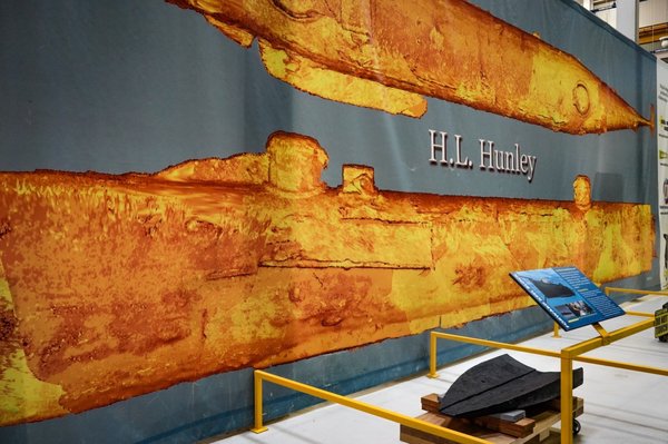 C.S.S. H.L. Hunley Submarine by null