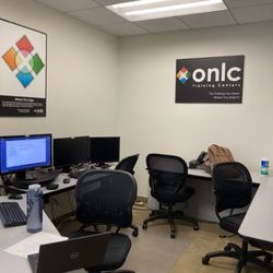 Onlc Training Centers - This is what the room looked like. I was using the workstation to the left