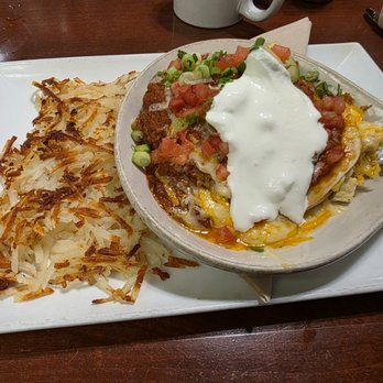 The Delectable Egg - Downtown - Stacked Ranchero Breakfast - Breakfast & Brunch Near Me - Denver, Colorado