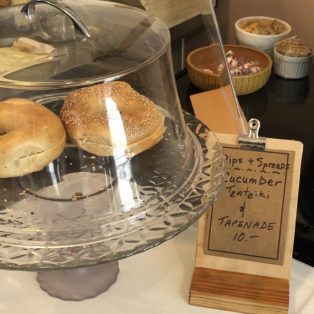 Bagels, pastries.... Bagels, pastries....
