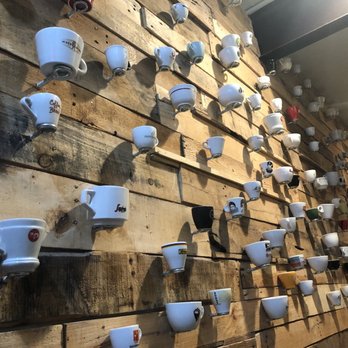 Infusion Coffee & Tea - Espresso cups on the wall - Coffee & Tea Near Me - Tempe, Arizona