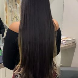 My hair after a cut by Stephanie! Long layers and a U shape. My hair after a cut by Stephanie! Long layers and a U shape.