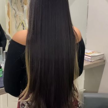 Union Salon - My hair after a cut by Stephanie! Long layers and a U shape. - Hair Salons Near Me - Pasadena, California Union Salon - My hair after a cut by Stephanie! Long layers and a U shape. - Hair Salons Near Me - Pasadena, California
