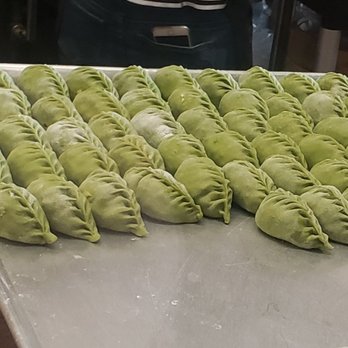 Tasty Dumpling - The green dumplings are the vegan ones - Chinese Near Me - Sacramento, California