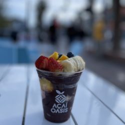 Açai Oasis - Small Acai with strawberry, mango, , banana  and blueberries.