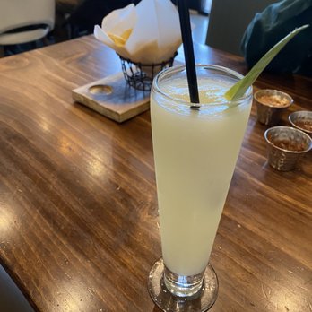Sol Agave - Non-alcoholic pina colada with complimentary chips & dip - Mexican Near Me - American Fork, Utah Sol Agave - Non-alcoholic pina colada with complimentary chips & dip - Mexican Near Me - American Fork, Utah