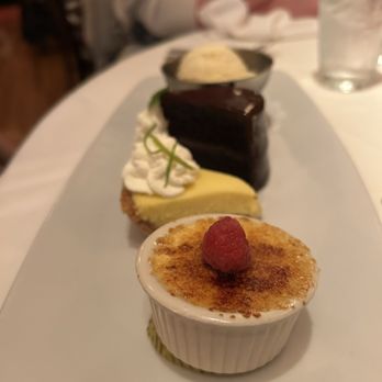 Shaw's Crab House - Shaw's Dessert Sampler - Seafood Near Me - Schaumburg, Illinois Shaw's Crab House - Shaw's Dessert Sampler - Seafood Near Me - Schaumburg, Illinois