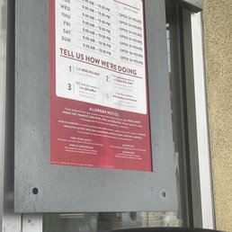 Hours say open 24 hours drive-thru Hours say open 24 hours drive-thru