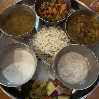 Thali - All you can eat! Lentil, rice pudding, tal dal - Indian Near Me - Reno, Nevada Thali - All you can eat! Lentil, rice pudding, tal dal - Indian Near Me - Reno, Nevada