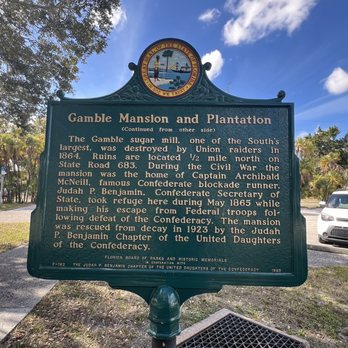 Gamble Plantation - Landmarks & Historical Buildings Near Me - Ellenton, Florida