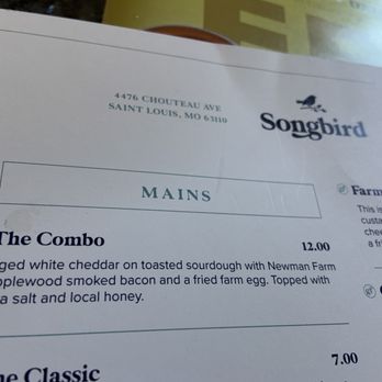 Songbird - Breakfast & Brunch Near Me - St. Louis, Missouri