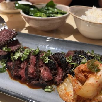 The Peached Tortilla - Hanger Steak Ssam - Asian Fusion Near Me - Austin, Texas The Peached Tortilla - Hanger Steak Ssam - Asian Fusion Near Me - Austin, Texas