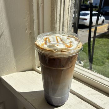 Mill & Roast Coffee Co - Blueberry Pancake Iced Latte! - Coffee & Tea Near Me - Fall River, Massachusetts