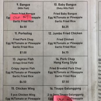 Superstar Restaurant - menu - Filipino Near Me - San Francisco, California Superstar Restaurant - menu - Filipino Near Me - San Francisco, California