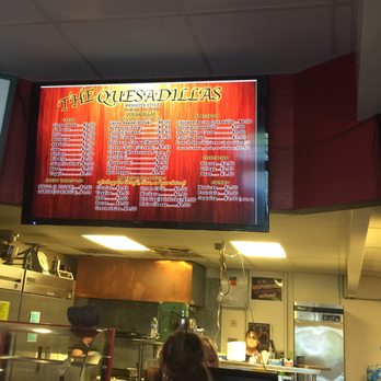 The Quesadillas - Great menu. We loved it! - Mexican Near Me - Tucson, Arizona