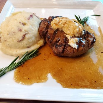 The Derrick Bar - Buckhead filet mignon. Very tender and perfectly cooked. - American Near Me - Houston, Texas The Derrick Bar - Buckhead filet mignon. Very tender and perfectly cooked. - American Near Me - Houston, Texas