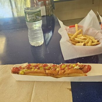 New Guida's Restaurant - Hot dog with chili, sauerkraut, mustard, and relish. - Hot Dogs Near Me - Middlefield, Connecticut New Guida's Restaurant - Hot dog with chili, sauerkraut, mustard, and relish. - Hot Dogs Near Me - Middlefield, Connecticut