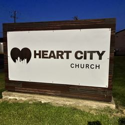 Heart City Church - Church sign
