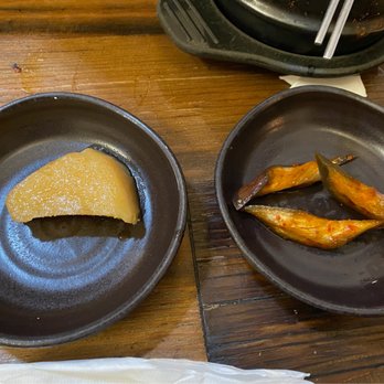 Pyeong Chang Tofu - banchan: potato and eggplant - Korean Near Me - Berkeley, California Pyeong Chang Tofu - banchan: potato and eggplant - Korean Near Me - Berkeley, California