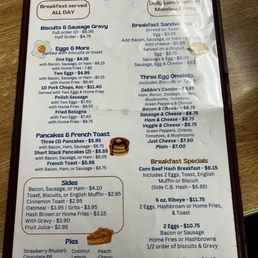 Breakfast served all day
