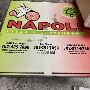 Napoli Pizzeria - Burnt pizza wow !  Cold and nasty ! - Pizza Near Me - Las Vegas, Nevada