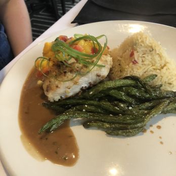 Chart House - Mac nut mahi.  I thought it was good. Daughter ate 3/4 so..... - Seafood Near Me - Daytona Beach, Florida
