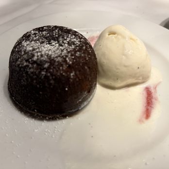 Empire Steak House - Chocolate Lava Cake w/ Vanilla Ice Cream - Steakhouses Near Me - Honolulu, Hawaii