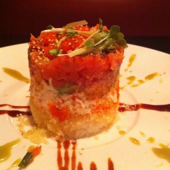 Sushi Wabi - Ahi tuna tower - Japanese Near Me - Houston, Texas Sushi Wabi - Ahi tuna tower - Japanese Near Me - Houston, Texas