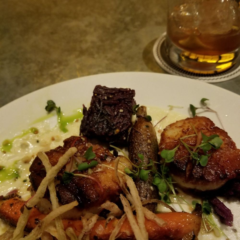 The Commoner - Overcooked scallops. Raw parsnips. Wierd mushy purpple potato cubs - New American Near Me - Pittsburgh, Pennsylvania The Commoner - Overcooked scallops. Raw parsnips. Wierd mushy purpple potato cubs - New American Near Me - Pittsburgh, Pennsylvania