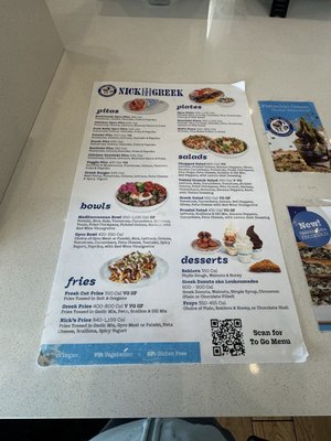 Menu photo 1 Nick the Greek Sunnyvale, CA Menu photo 1 Nick the Greek Sunnyvale, CA