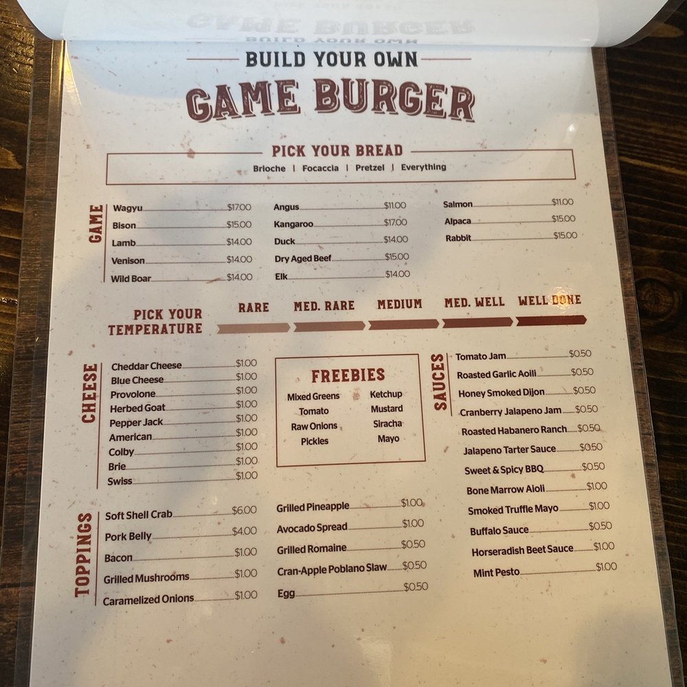 Game - Burgers Near Me - Louisville, Kentucky Game - Burgers Near Me - Louisville, Kentucky