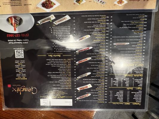 Menu photo 4 Genghix Castro Valley, CA