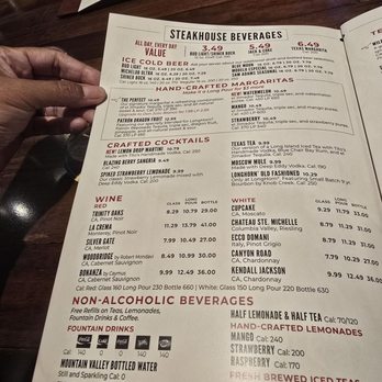 LongHorn Steakhouse - Beer, cocktails and non-alcoholic drinks - Steakhouses Near Me - Denton, Texas LongHorn Steakhouse - Beer, cocktails and non-alcoholic drinks - Steakhouses Near Me - Denton, Texas