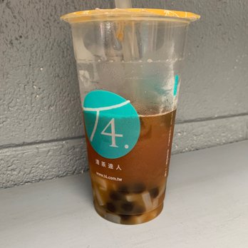 T4 - Black Tea with mango flavor - Bubble Tea Near Me - Millbrae, California T4 - Black Tea with mango flavor - Bubble Tea Near Me - Millbrae, California