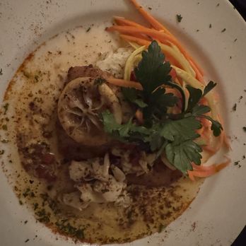 Mabry House Restaurant - A special of some sort of fish with crab on top - New American Near Me - Shreveport, Louisiana