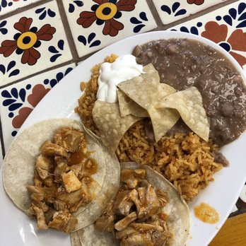 Los Tacos  - Chicken soft taco combo - Mexican Near Me - Pasadena, California