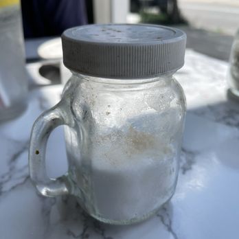 Jolina's Mediterranean Cuisine - The salt and pepper shakers are filthy.  Please wash them,  They are sticky to the touch.  Yuck! - Mediterranean Near Me - Pittsburgh, Pennsylvania