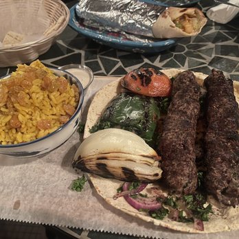 Salma - Kafta Kabab Platter - Lebanese Near Me - New York, New York Salma - Kafta Kabab Platter - Lebanese Near Me - New York, New York