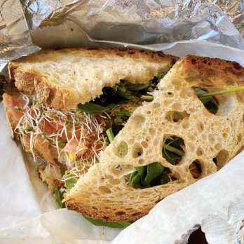 Solid Ground Cafe - BYO Breakfast Sandwich - white sourdough, smoked salmon, egg + greens - Coffee & Tea Near Me - Boston, Massachusetts