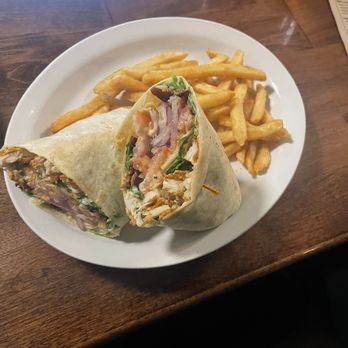 Lodi Beer Co - Buffalo Chicken sandwich as a wrap - Breweries Near Me - Lodi, California Lodi Beer Co - Buffalo Chicken sandwich as a wrap - Breweries Near Me - Lodi, California