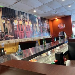 Fuji Sushi & Grill & Hotpot - Inside dining booths.