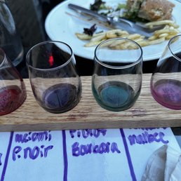 Dry, red wine  flight!