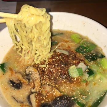 RAMEN-SAN - Mapo Doufu ramen. So delicious and I added mushrooms to it which were amazing!! - Ramen Near Me - Chicago, Illinois RAMEN-SAN - Mapo Doufu ramen. So delicious and I added mushrooms to it which were amazing!! - Ramen Near Me - Chicago, Illinois