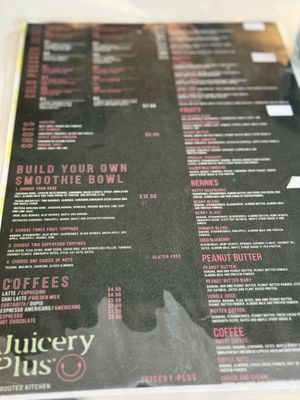 Menu photo 1 Juicery Plus El Paso, TX