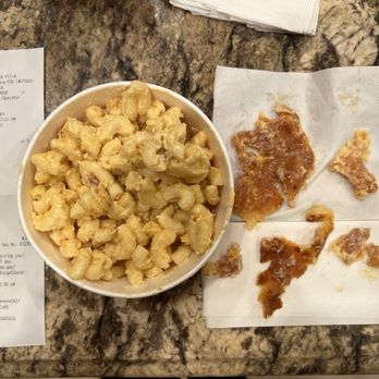 Chick-fil-A - Nasty Mac-n-cheese!! Dry, cold, and what's with all the skin looking pieces?? - Fast Food Near Me - Corona, California