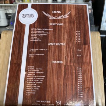 Amor + Harina - Menu - Sandwiches Near Me - Río Grande, Puerto Rico