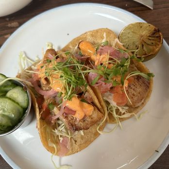 O Sea - Mahi mahi fish tacos 3/5 - Seafood Near Me - Orange, California O Sea - Mahi mahi fish tacos 3/5 - Seafood Near Me - Orange, California