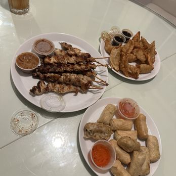 Gor Gai Thai Eatery - Egg Golden Eggrolls, Crispy Dumplings, and Chicken Satay. - Thai Near Me - San Diego, California Gor Gai Thai Eatery - Egg Golden Eggrolls, Crispy Dumplings, and Chicken Satay. - Thai Near Me - San Diego, California
